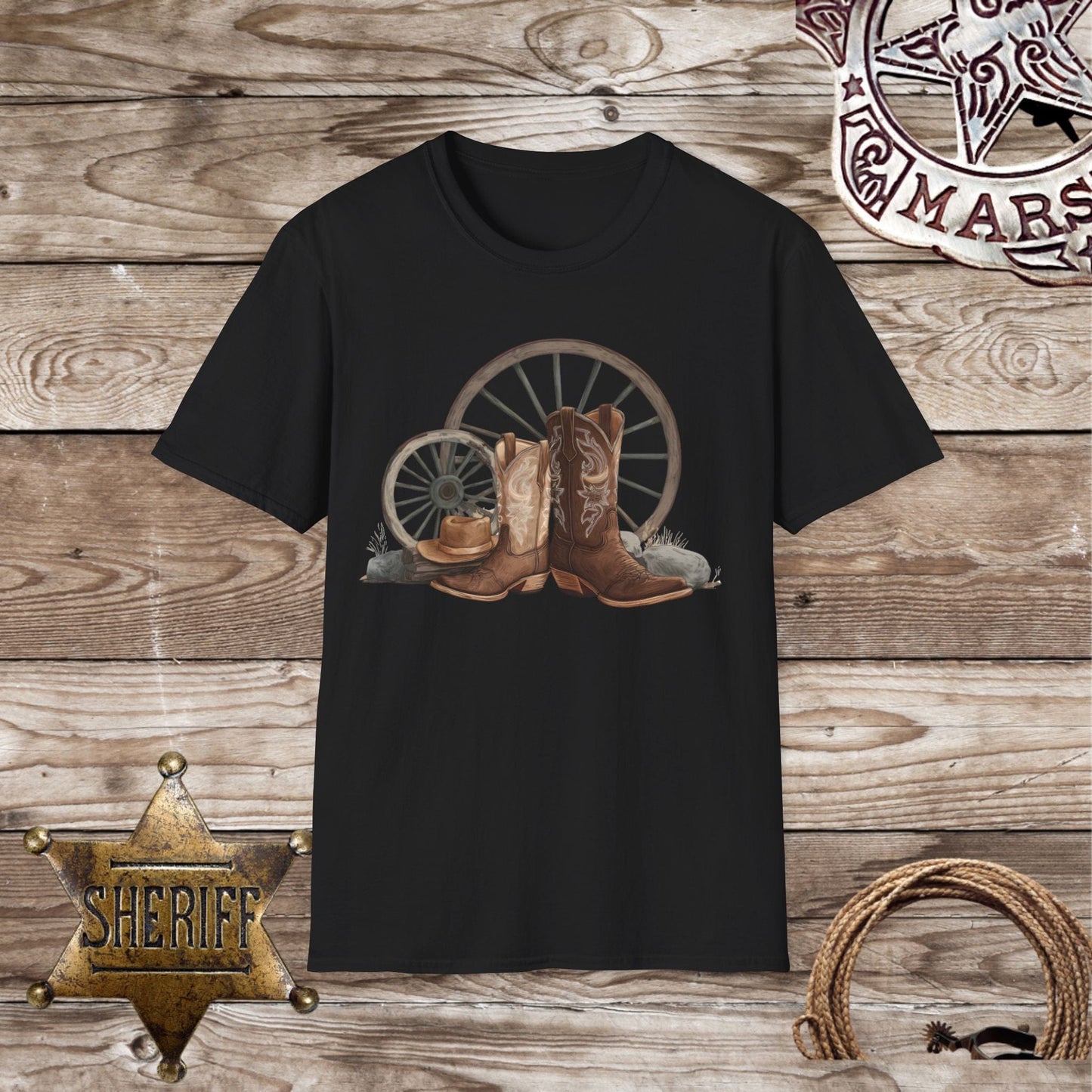 Western Cowboy Boots T-Shirt