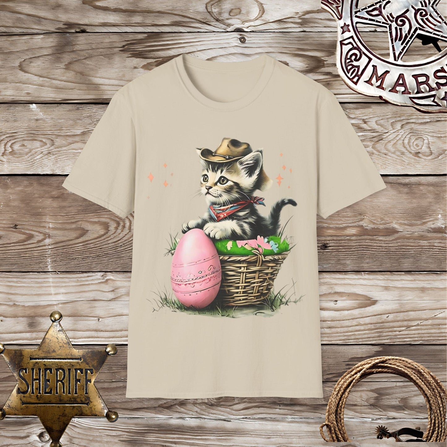 Cute Cat Easter T-Shirt
