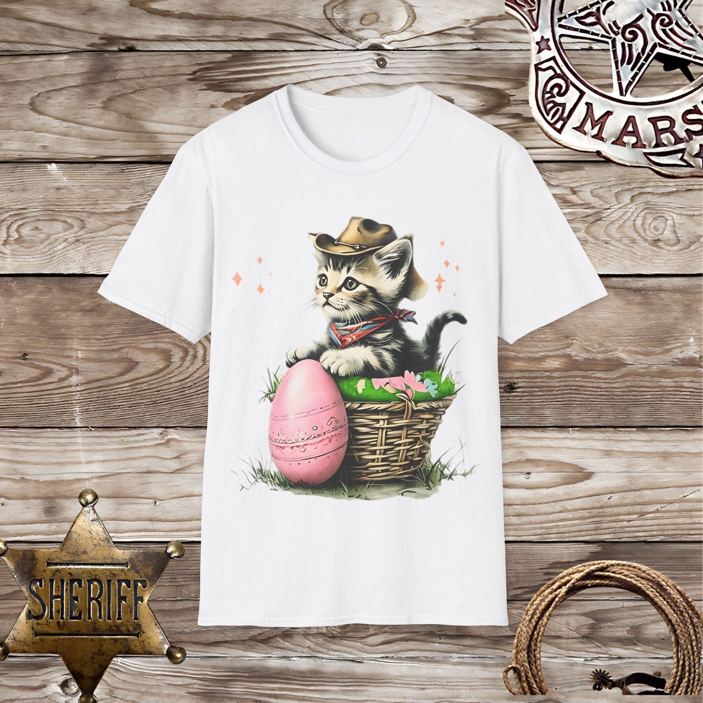 Cute Cat Easter T-Shirt
