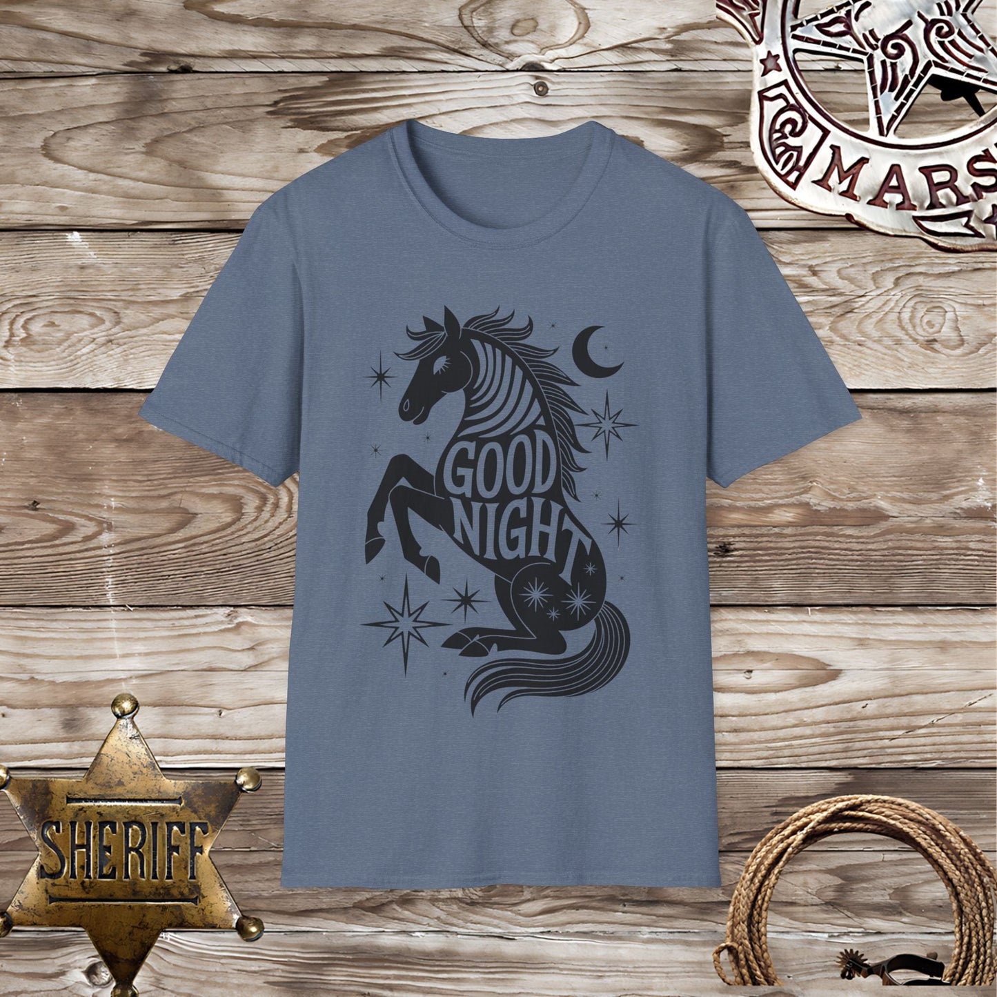 Good Night Unicorn Horse T-Shirt