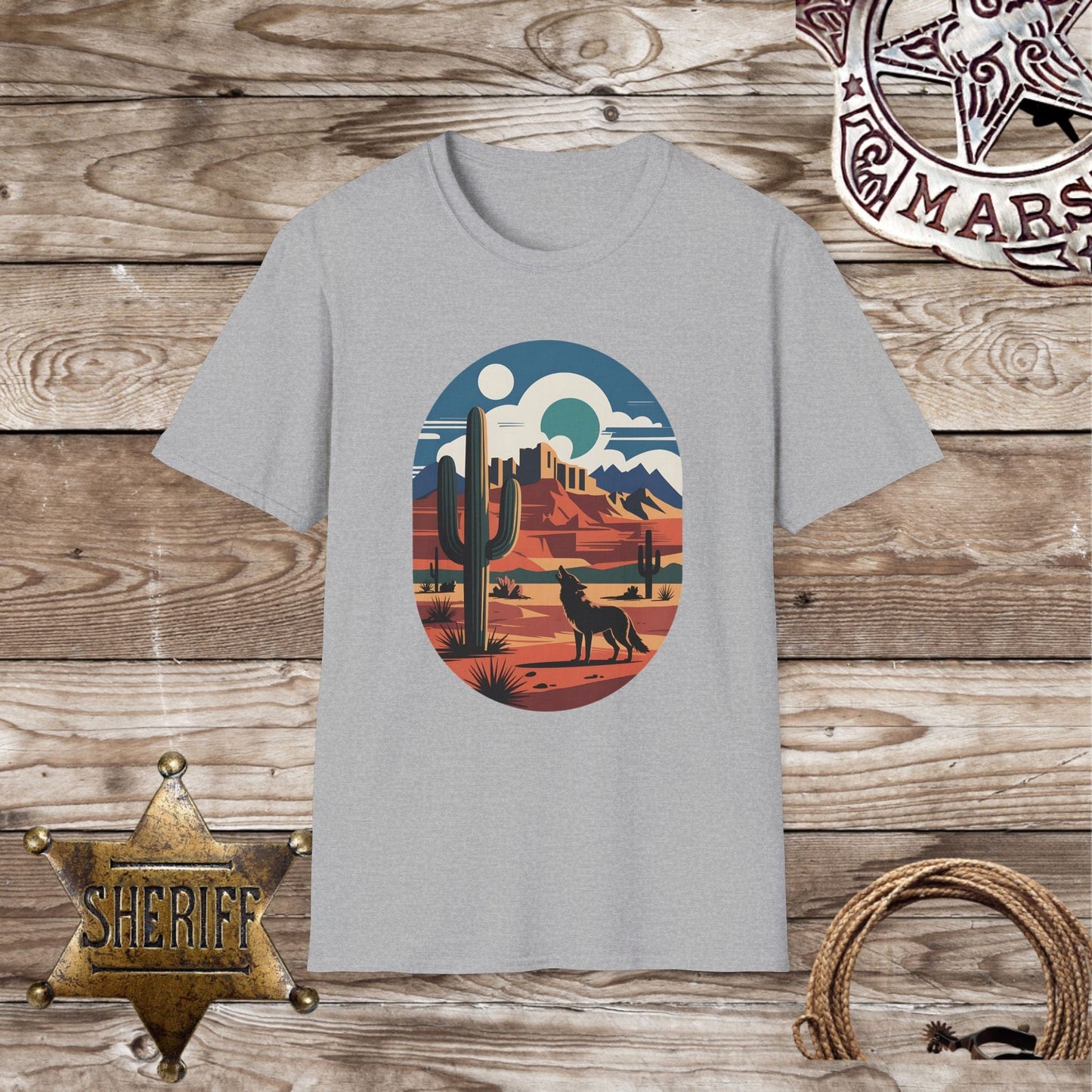Softstyle Unisex T-Shirt - Desert Landscape Vibes