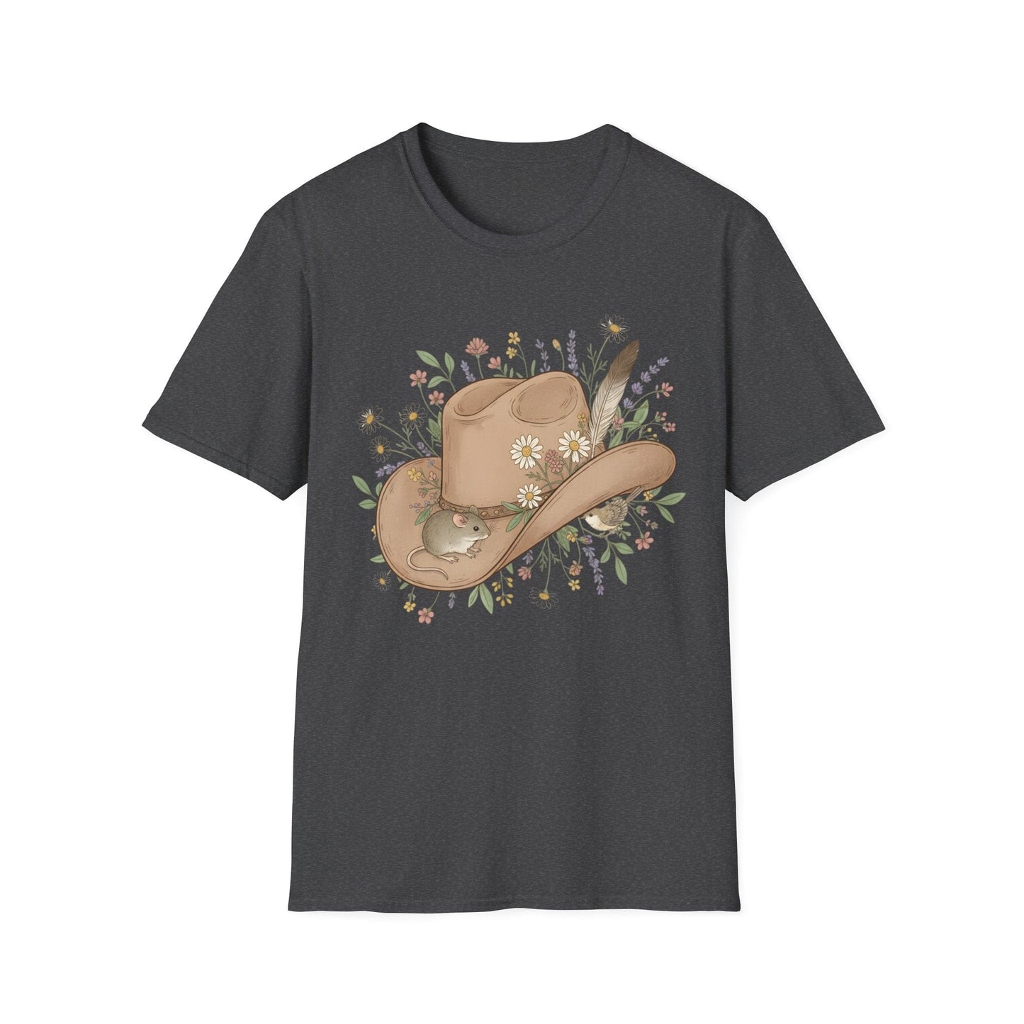 Cowboy Hat Floral Unisex T-Shirt