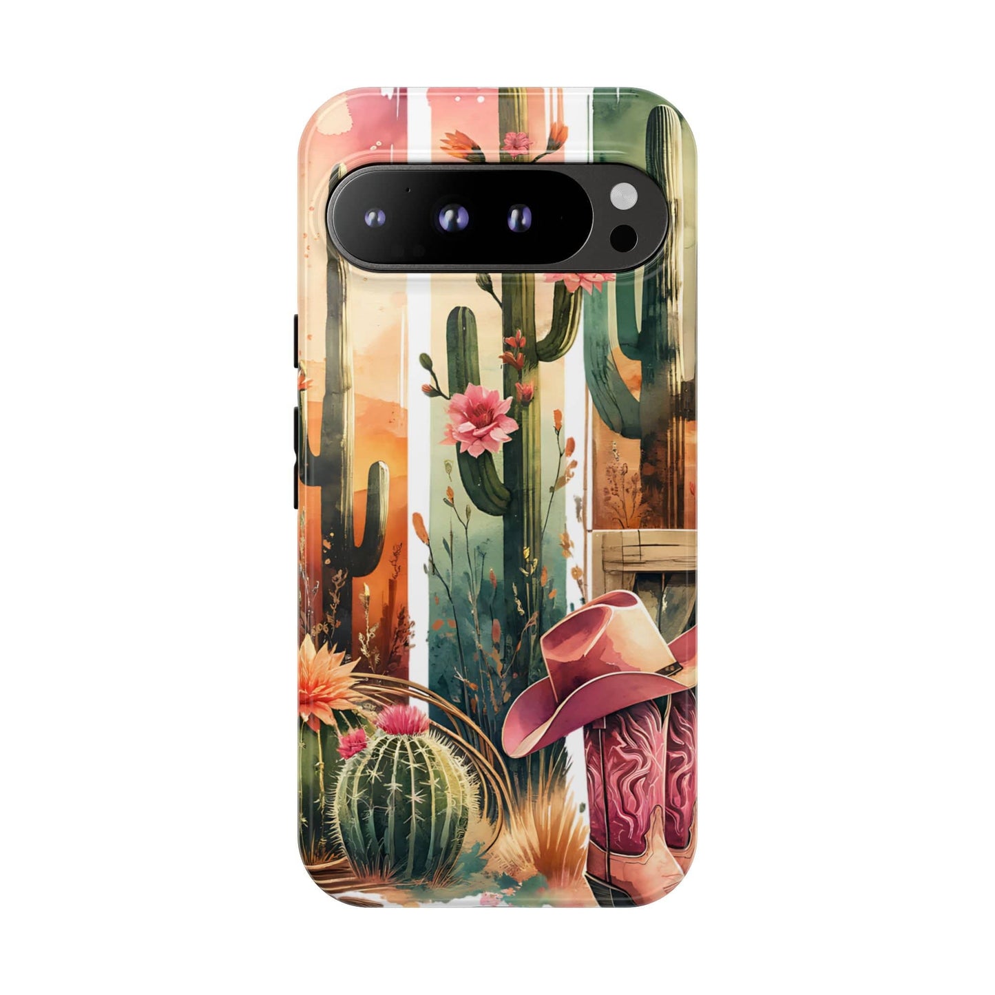 Southwestern Floral Cactus -Tough Case
