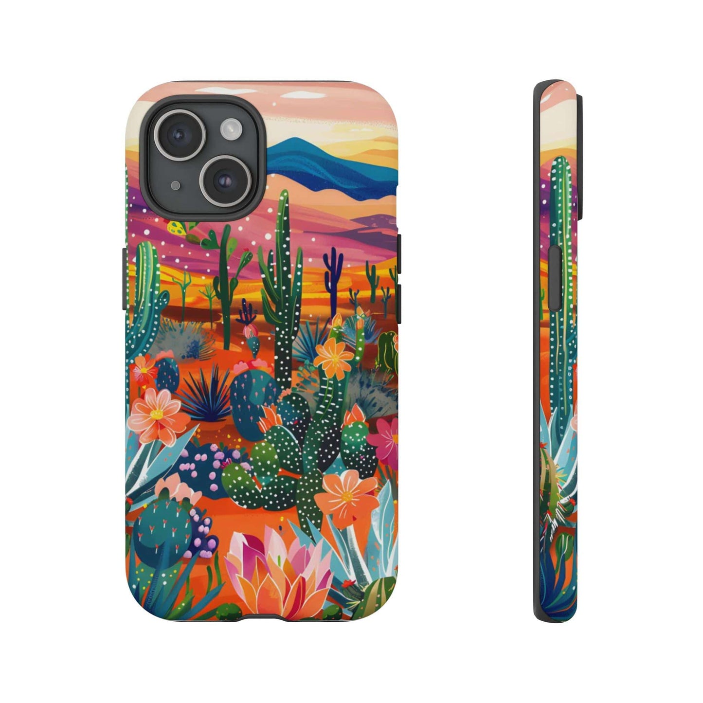 Colorful Cactus Phone Case