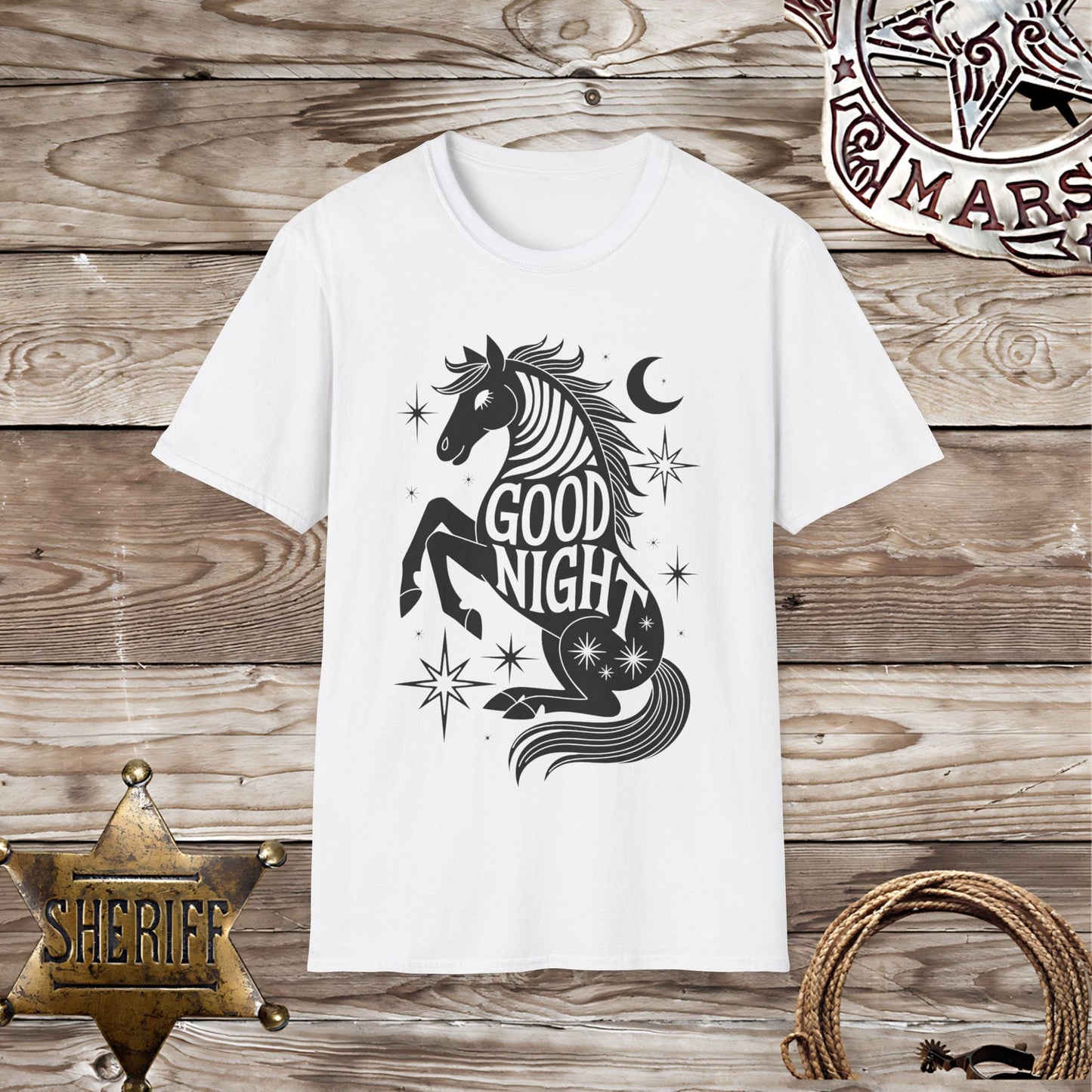Good Night Unicorn Horse T-Shirt