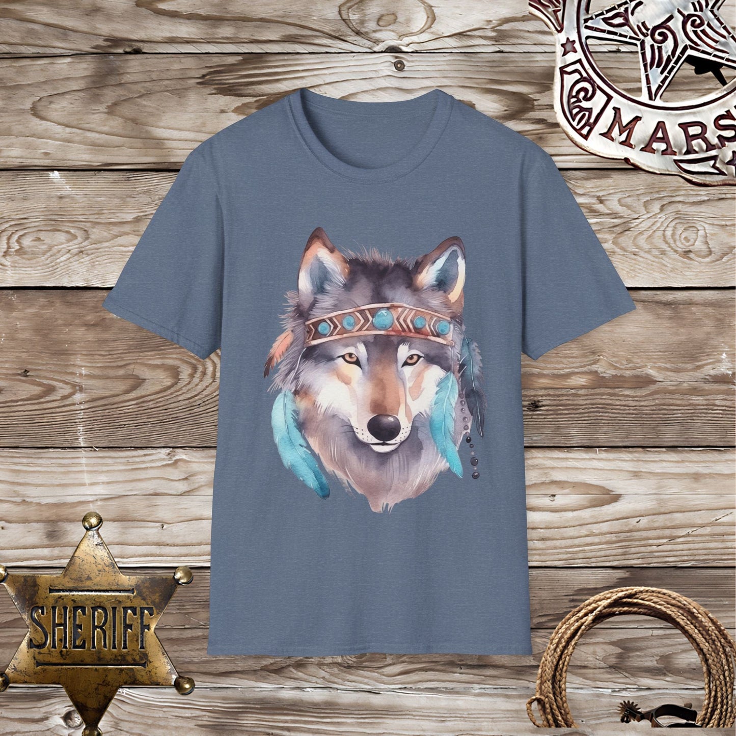 Wolf Headdress T-Shirt –
