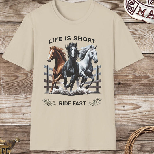 Life is Short Ride Fast - T-Shirt