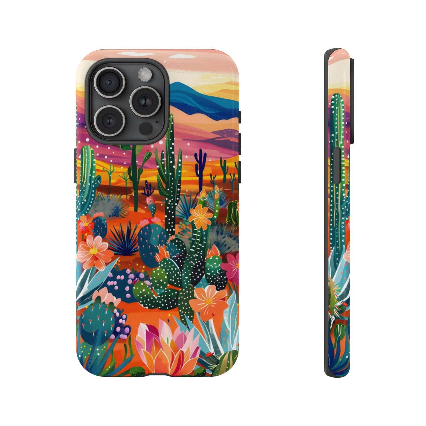 Colorful Cactus Phone Case