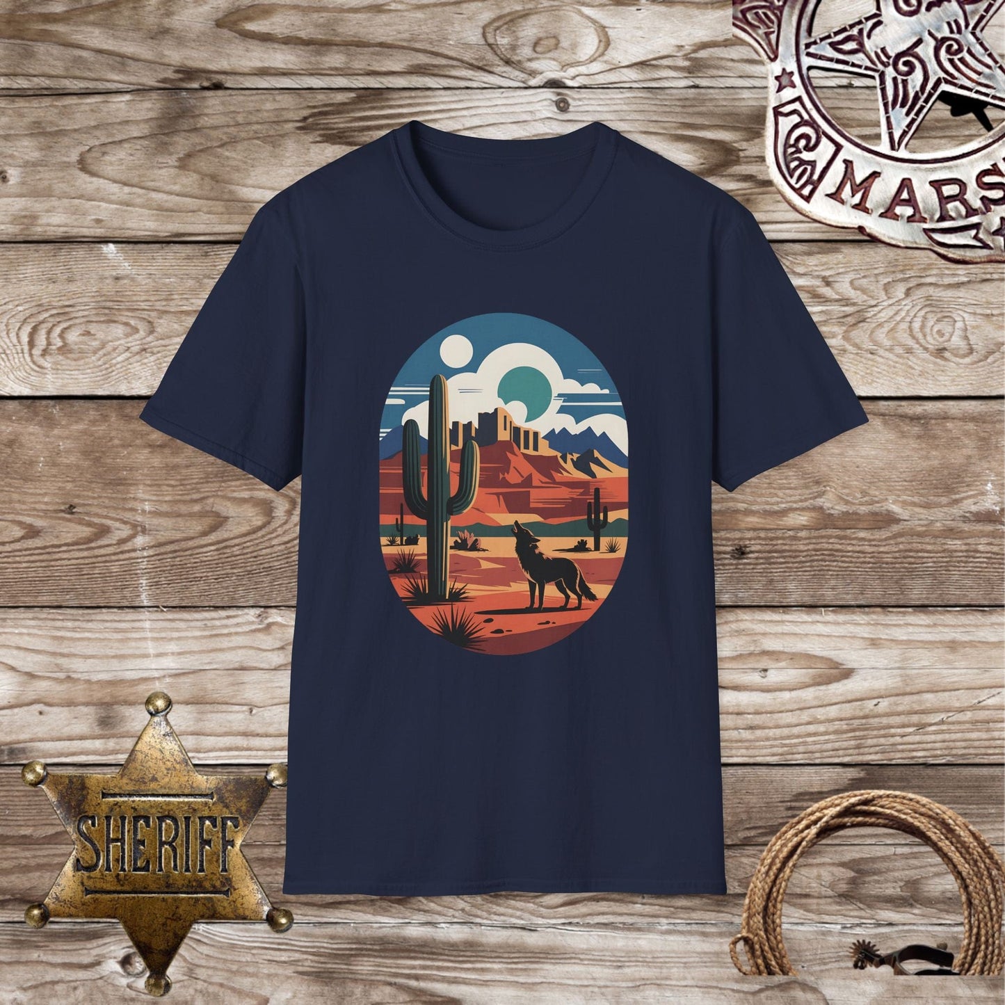 Softstyle Unisex T-Shirt - Desert Landscape Vibes