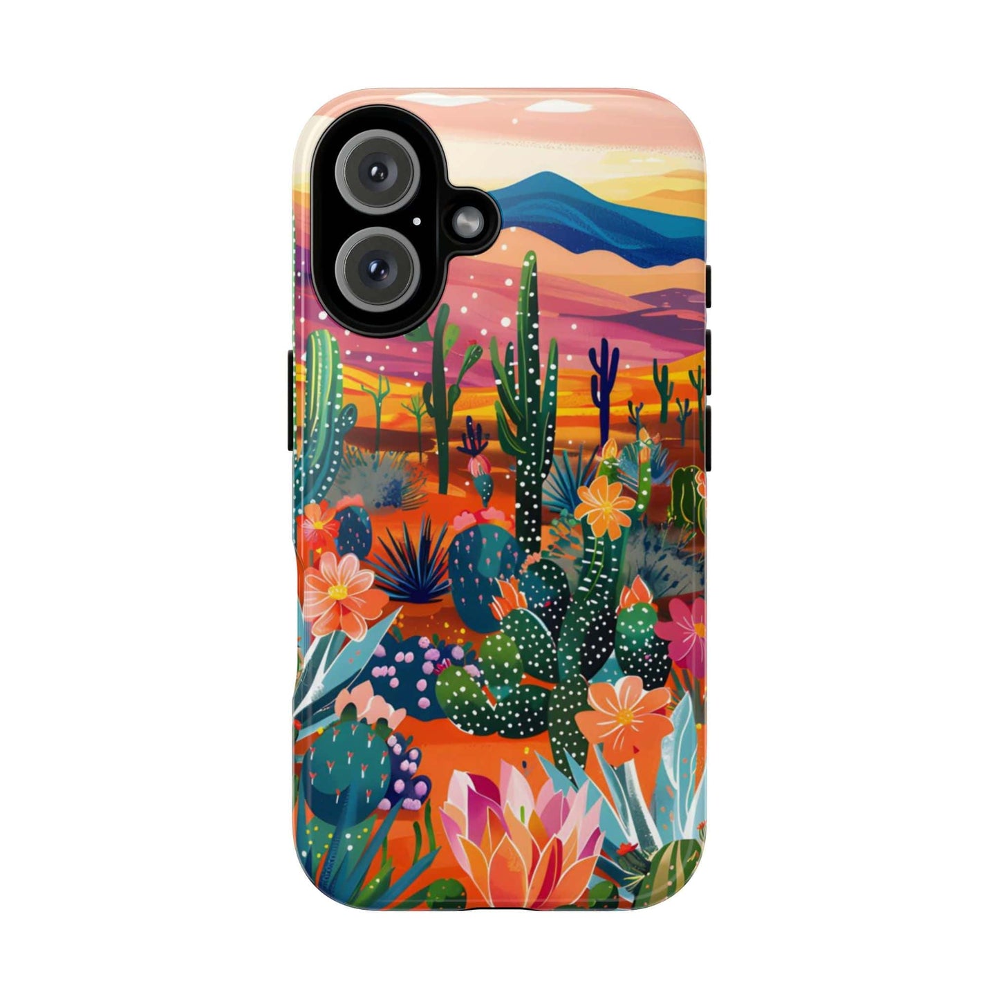 Colorful Cactus Phone Case