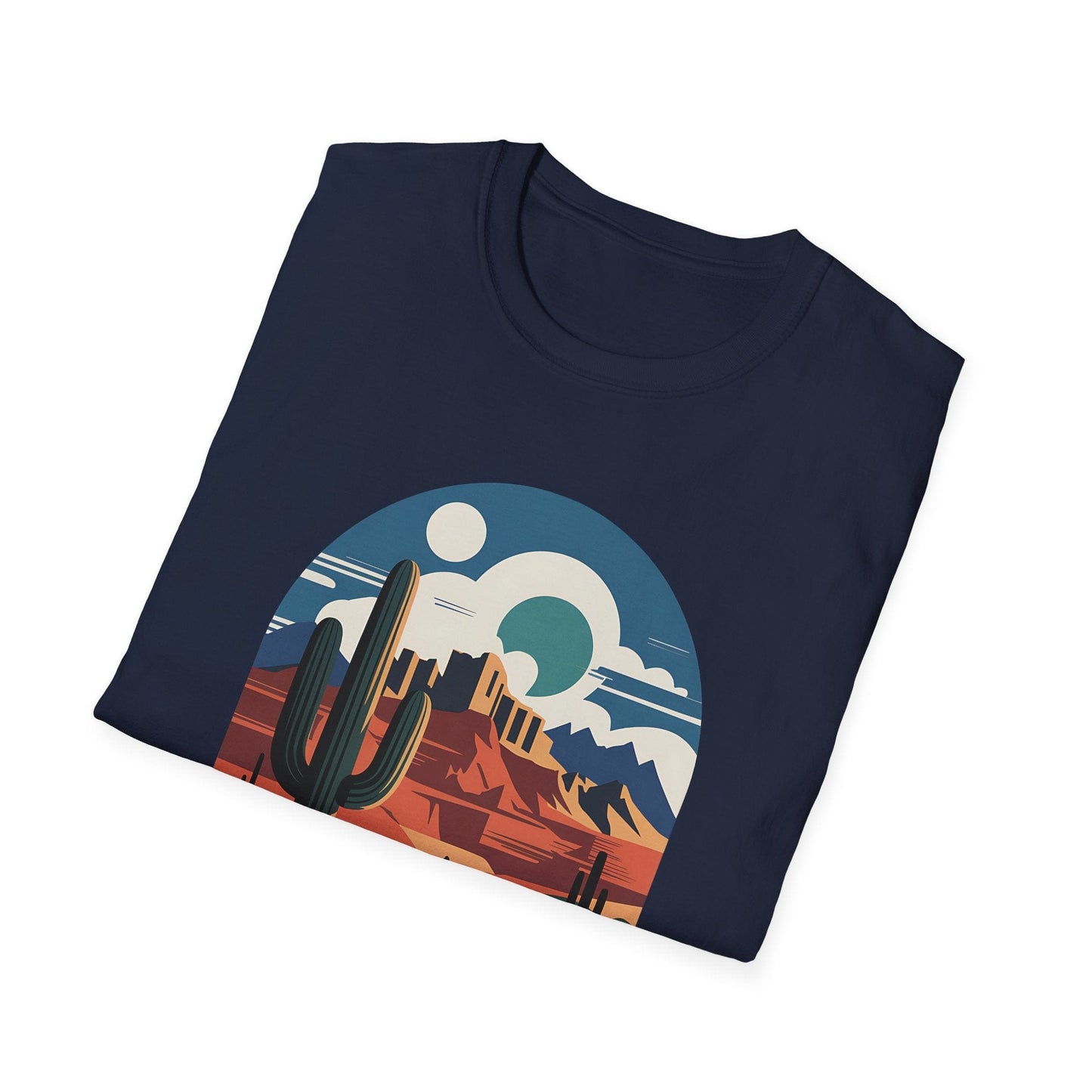 Softstyle Unisex T-Shirt - Desert Landscape Vibes