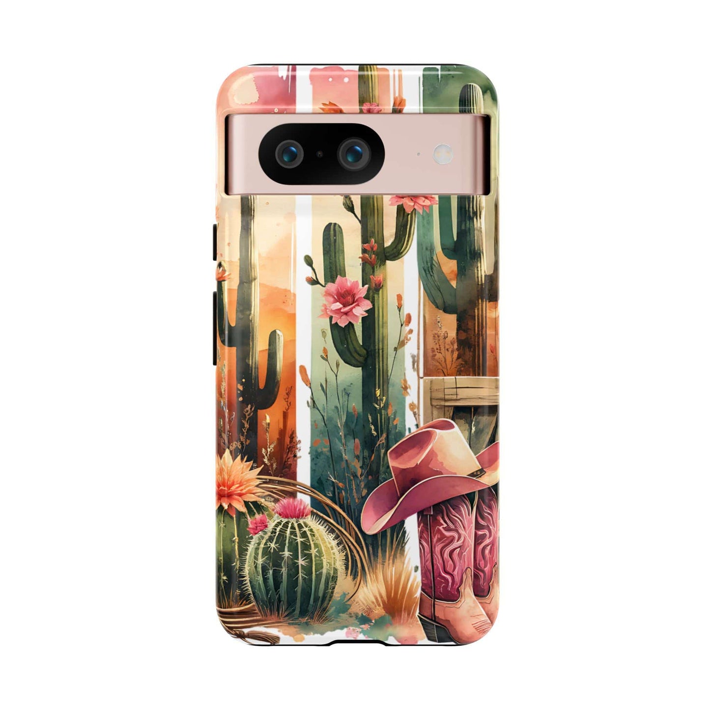 Southwestern Floral Cactus -Tough Case