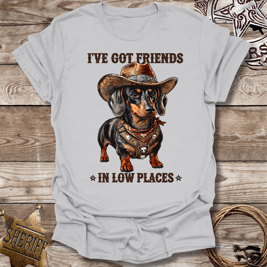 Unisex Softstyle T-Shirt - "I've Got Friends in Low Places"