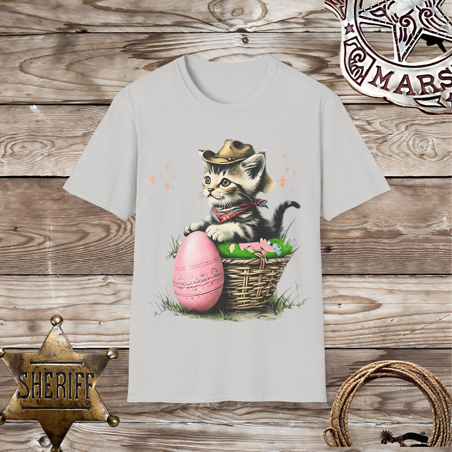 Cute Cat Easter T-Shirt
