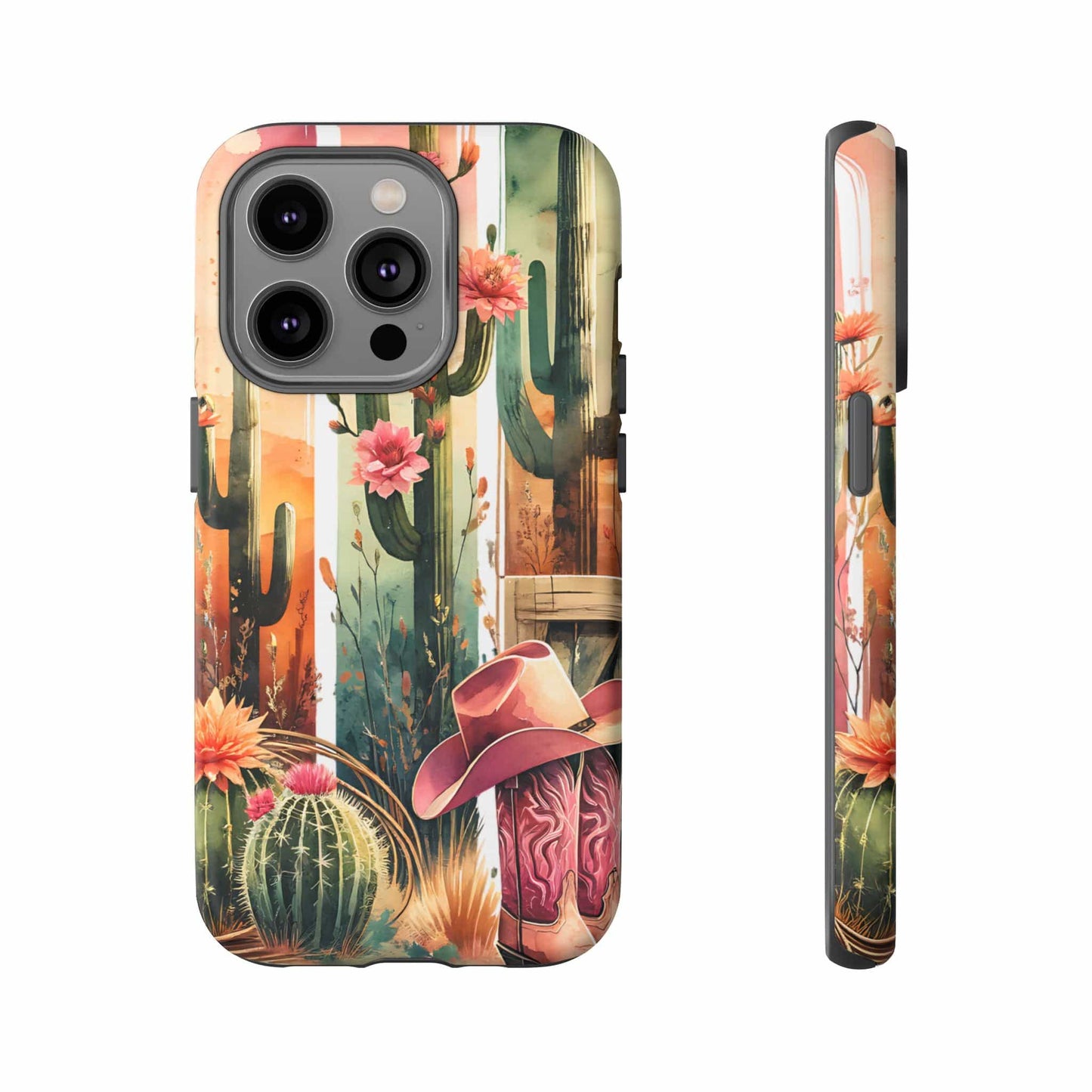 Southwestern Floral Cactus -Tough Case