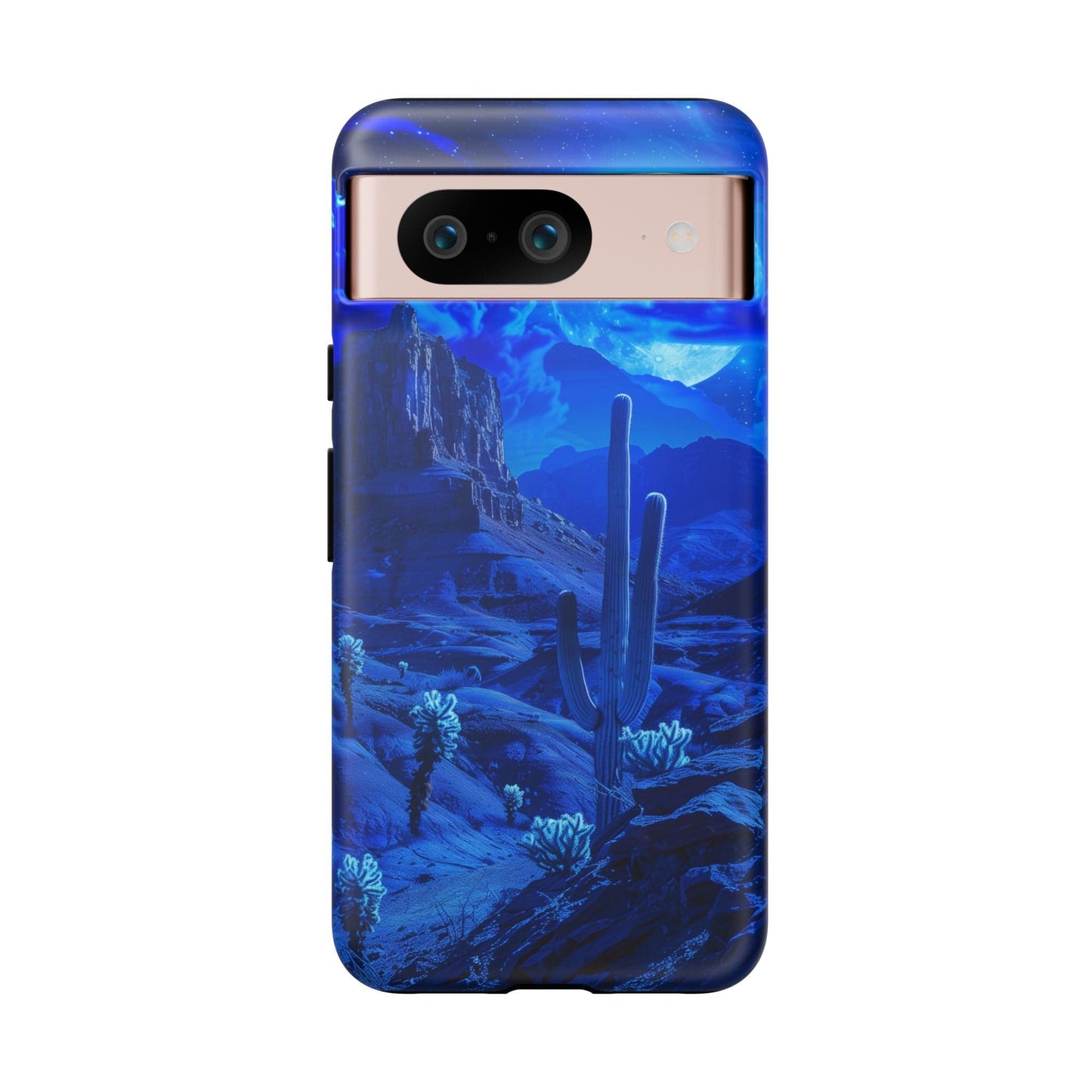 Blue Desert Moon Phone Case