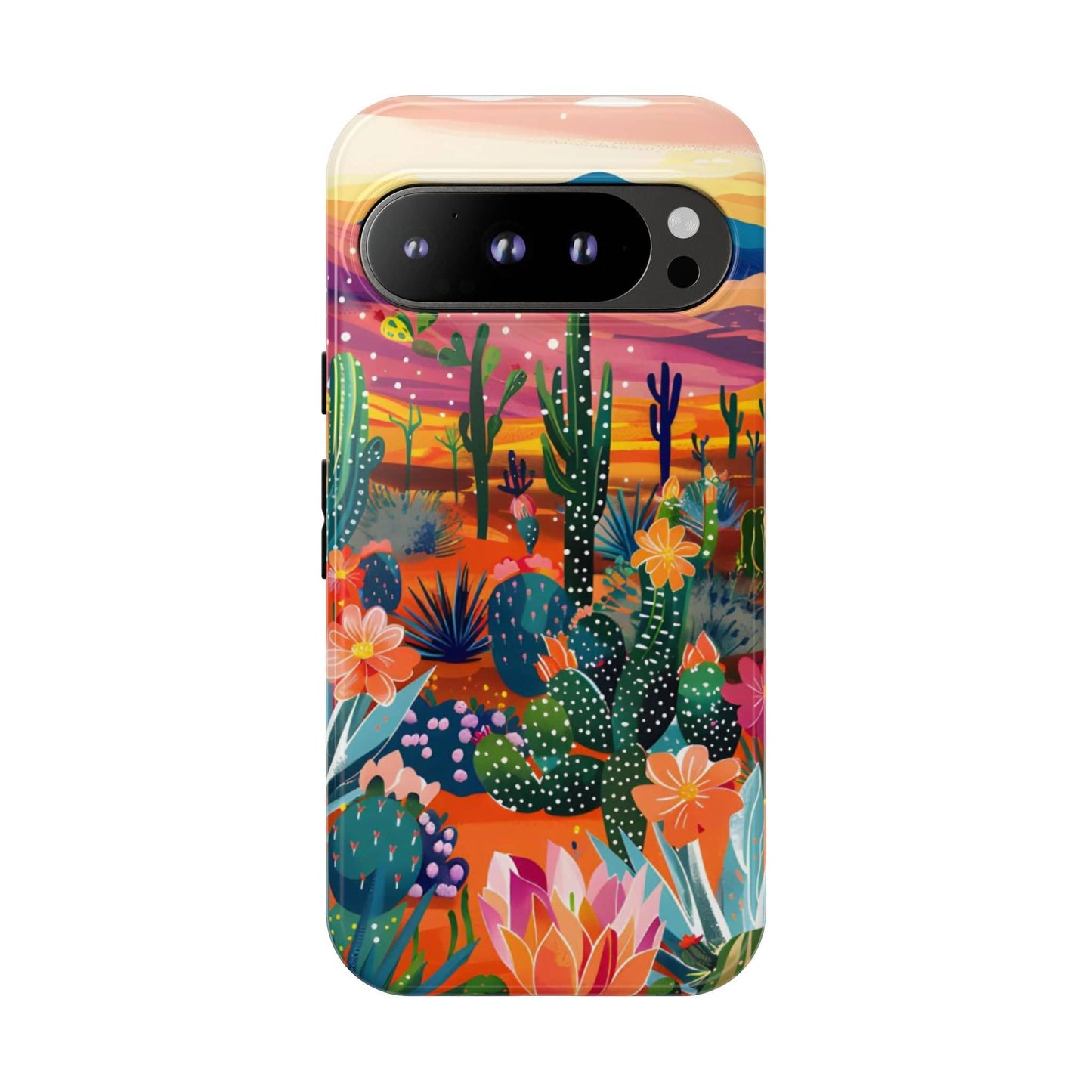 Colorful Cactus Phone Case