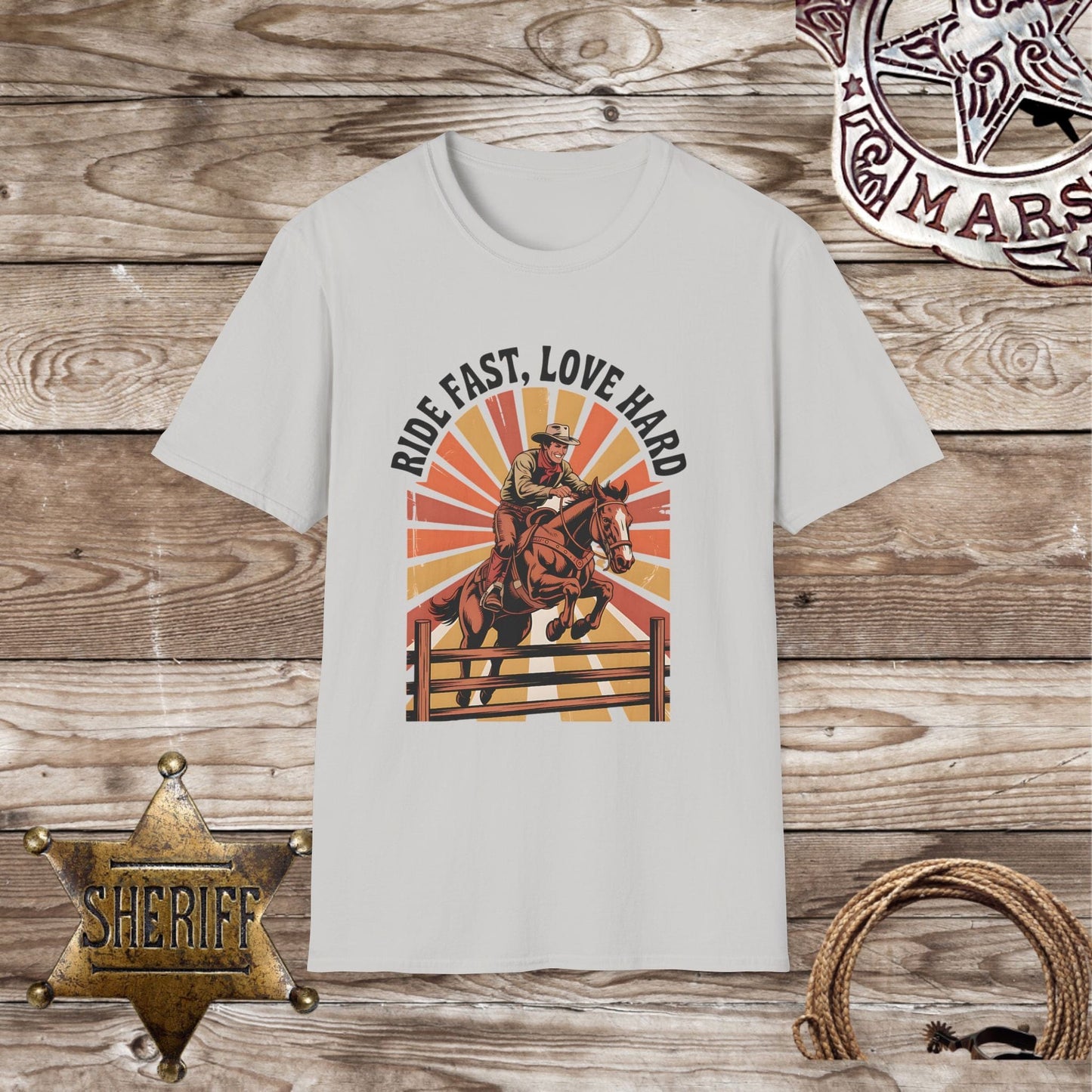 Softstyle Unisex T-Shirt - Ride Fast, Love Hard