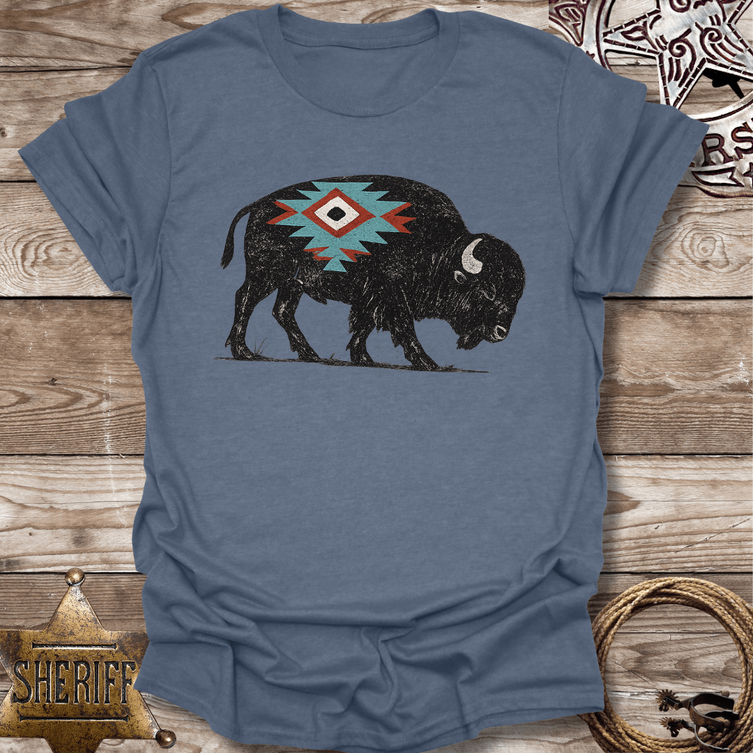Rustic Buffalo Graphic T-Shirt