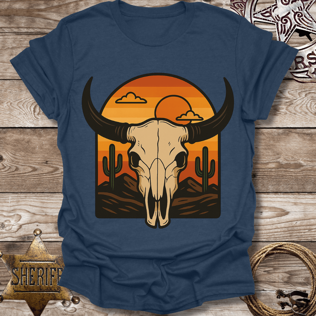 Desert Sunset Skull T-Shirt