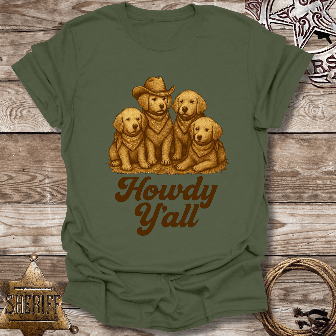 Howdy Y'all Dog Lover T-Shirt