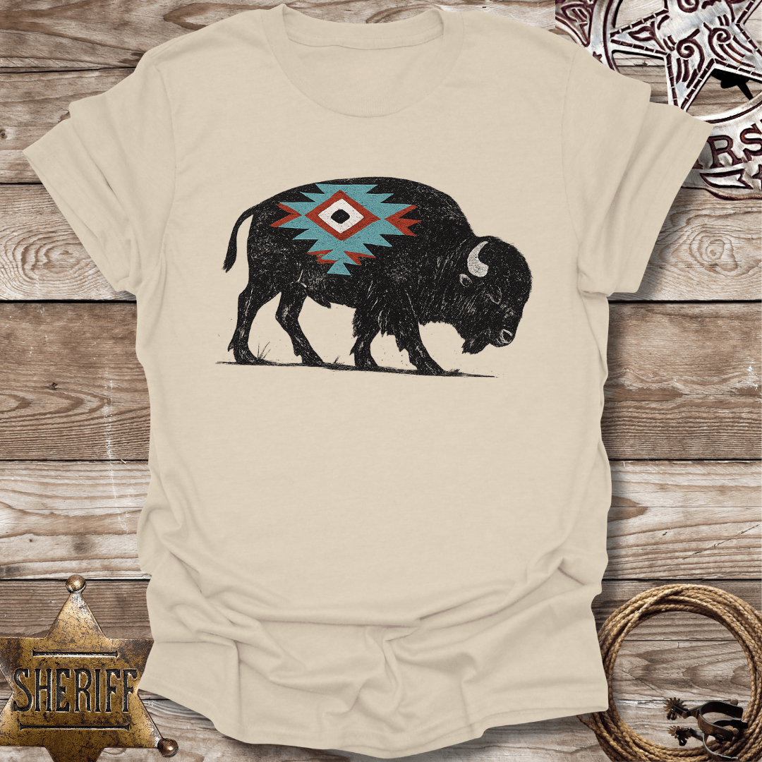 Rustic Buffalo Graphic T-Shirt