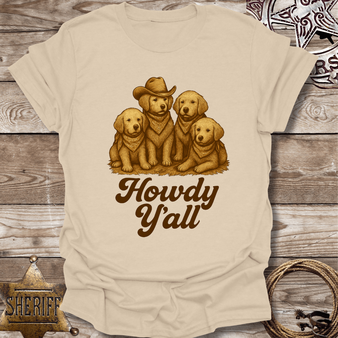 Howdy Y'all Dog Lover T-Shirt