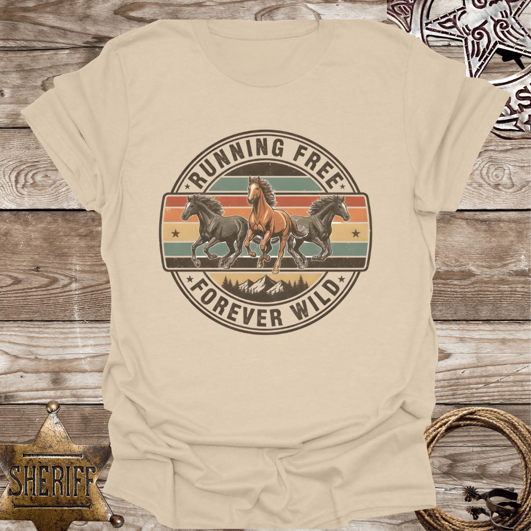 Wild Horse Running Free T-Shirt