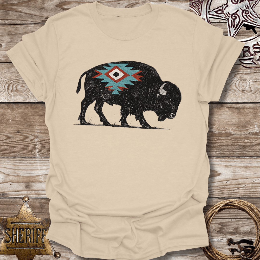 Rustic Buffalo Graphic T-Shirt