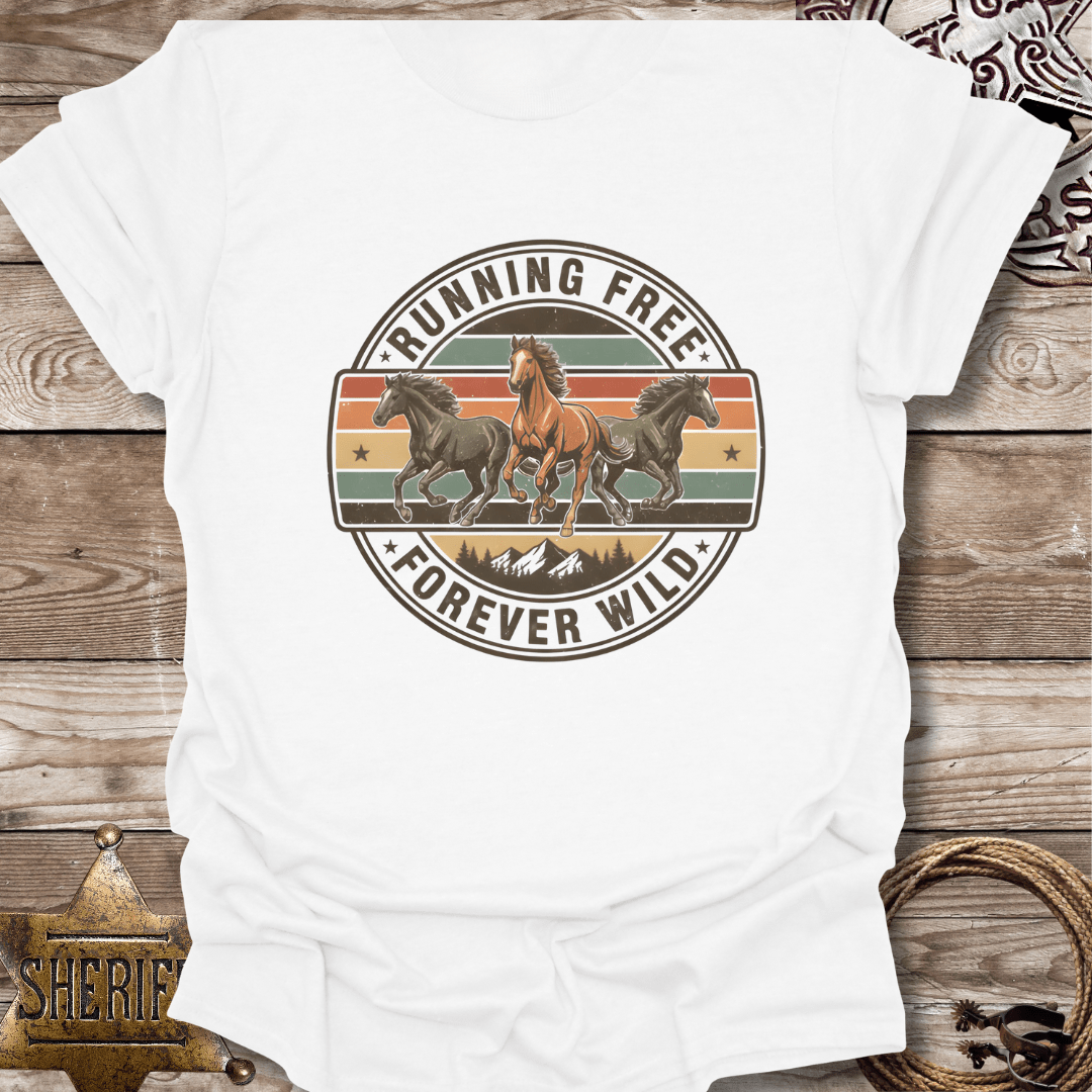 Wild Horse Running Free T-Shirt