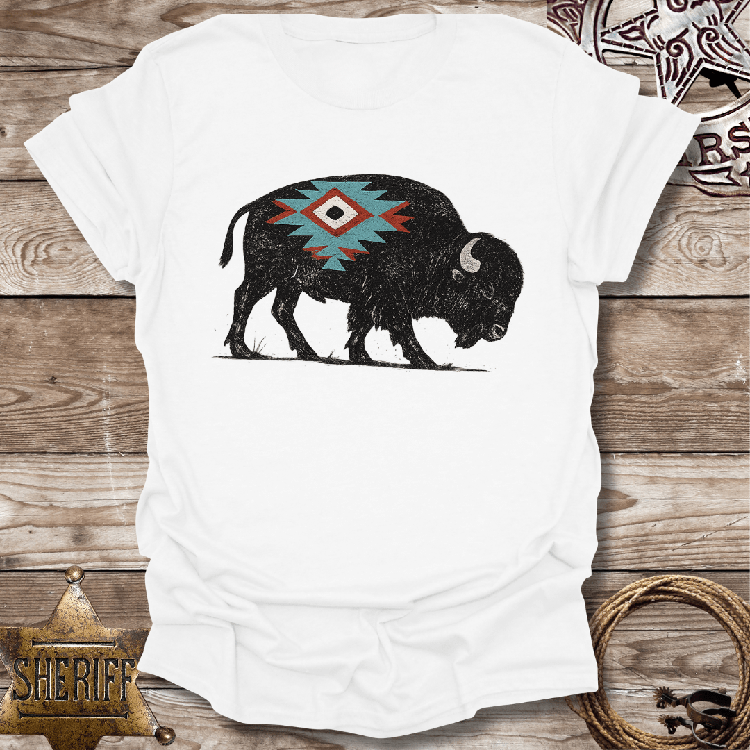 Rustic Buffalo Graphic T-Shirt