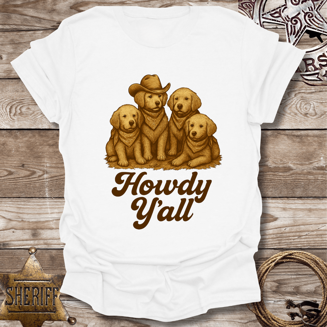 Howdy Y'all Dog Lover T-Shirt