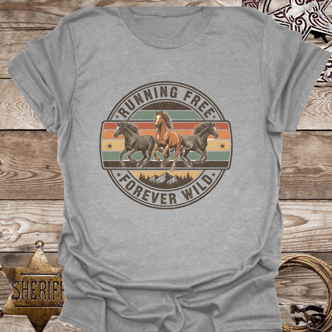 Wild Horse Running Free T-Shirt