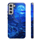 Blue Desert Moon Phone Case