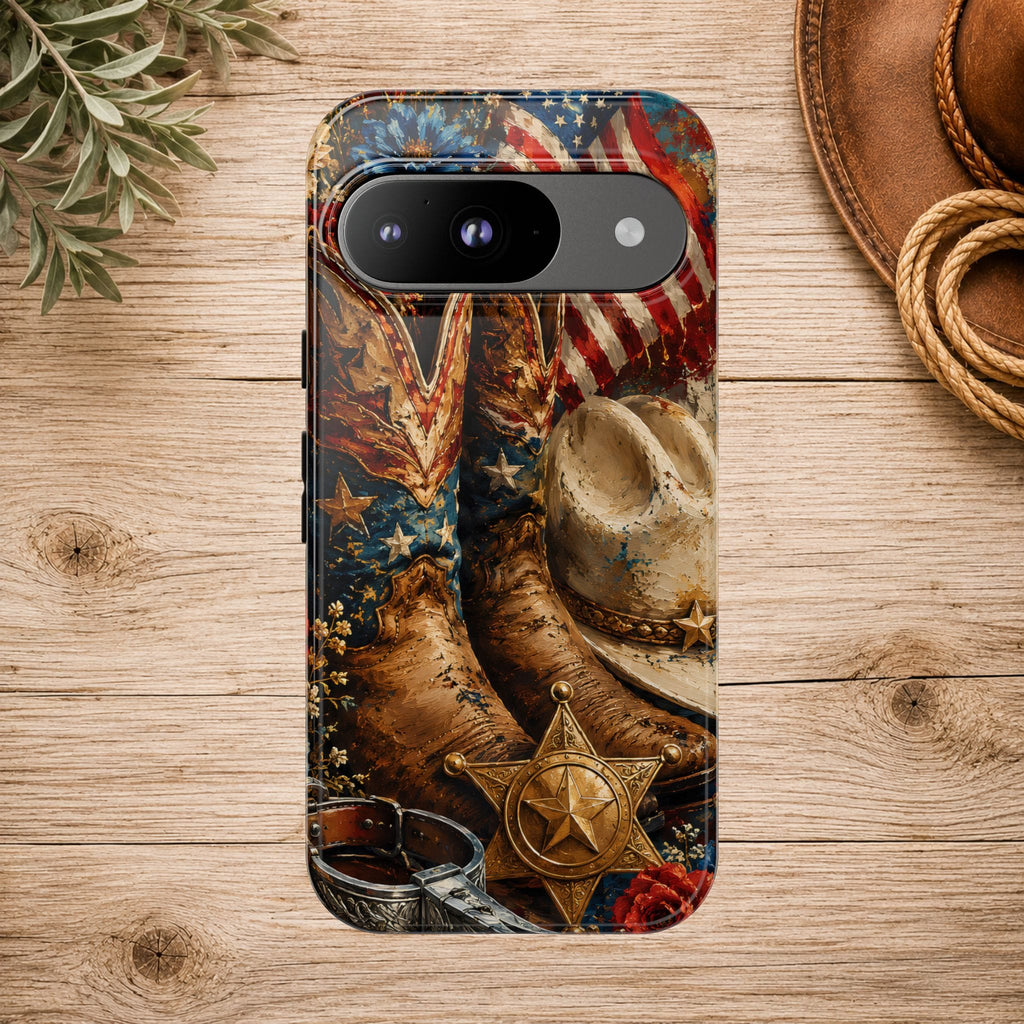 Patriotic Cowgirl Phone Case