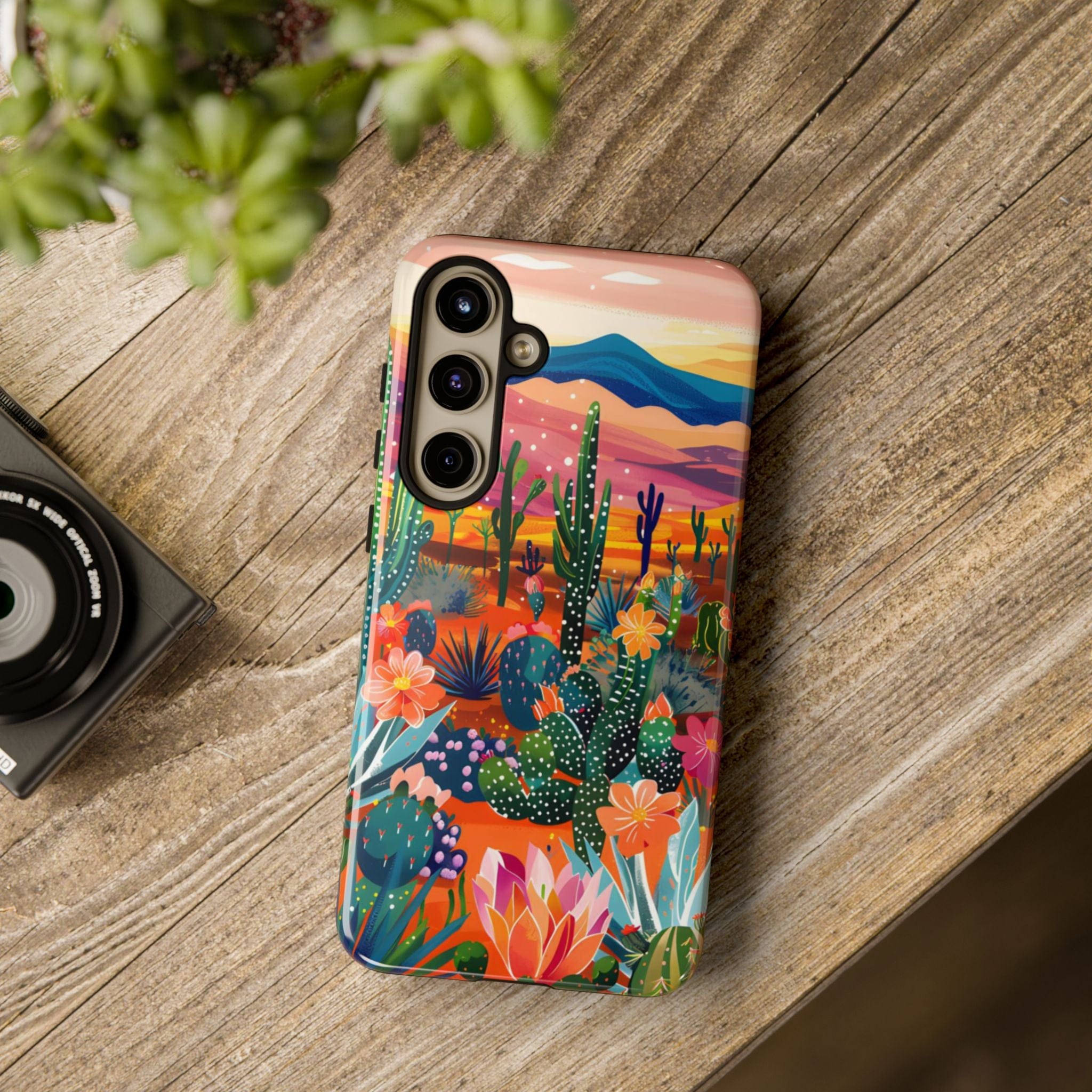 Colorful Cactus Phone Case