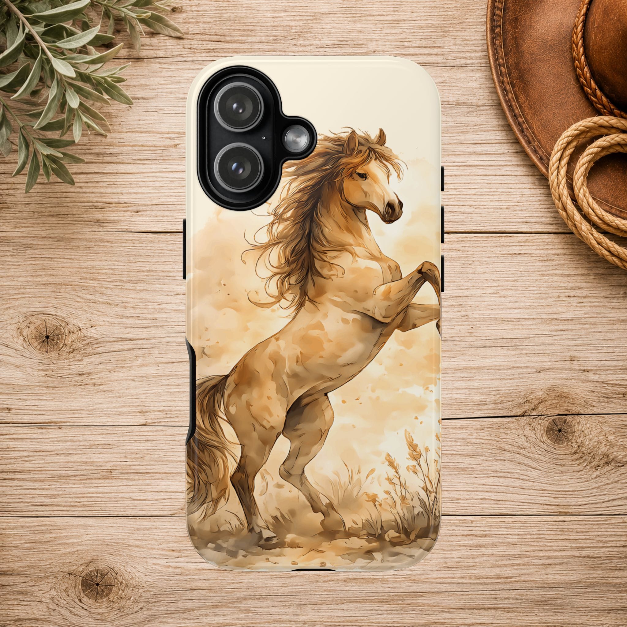 Horse Rearing Tough Phone Case