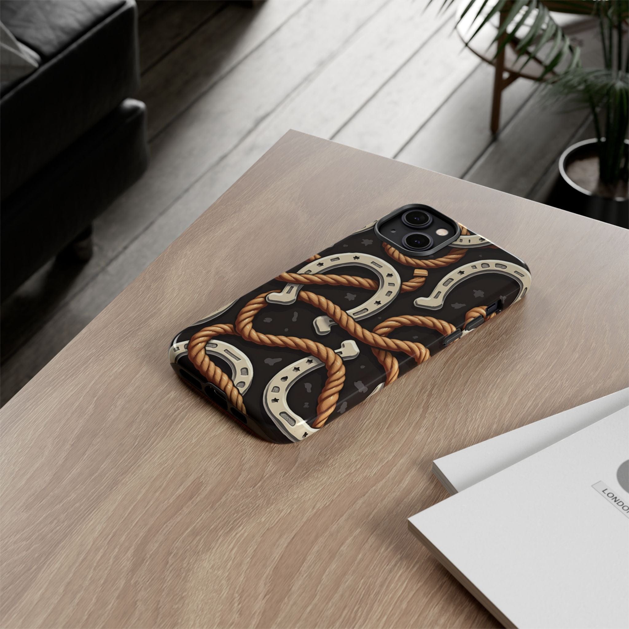 Horseshoes and Ropes-Phone Case