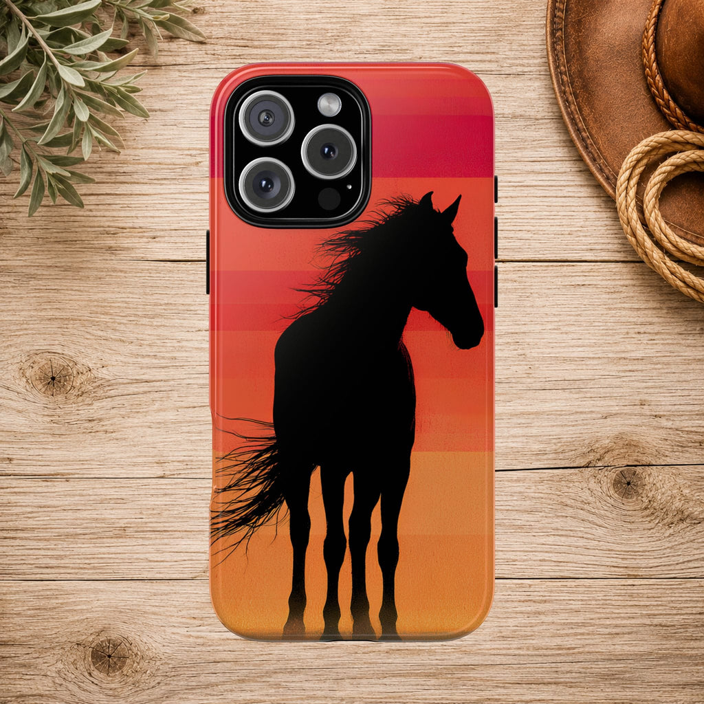 Sunset Spirit Horse Phone Case