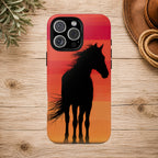Sunset Spirit Horse Phone Case