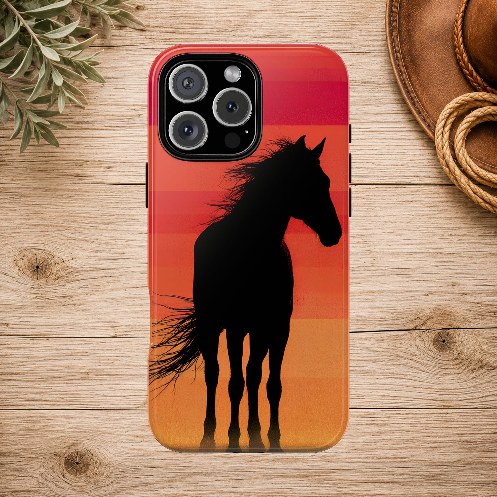 Sunset Spirit Horse Phone Case