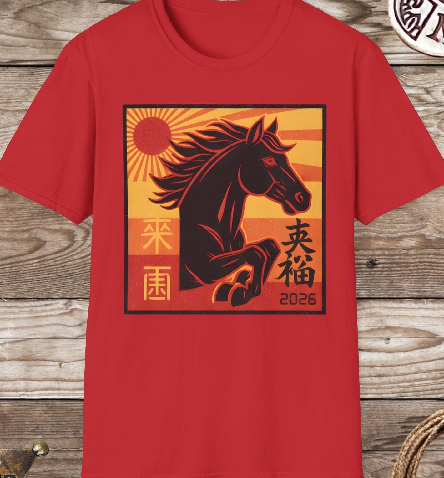 2026 Chinese Year of the Horse Graphic Tee
