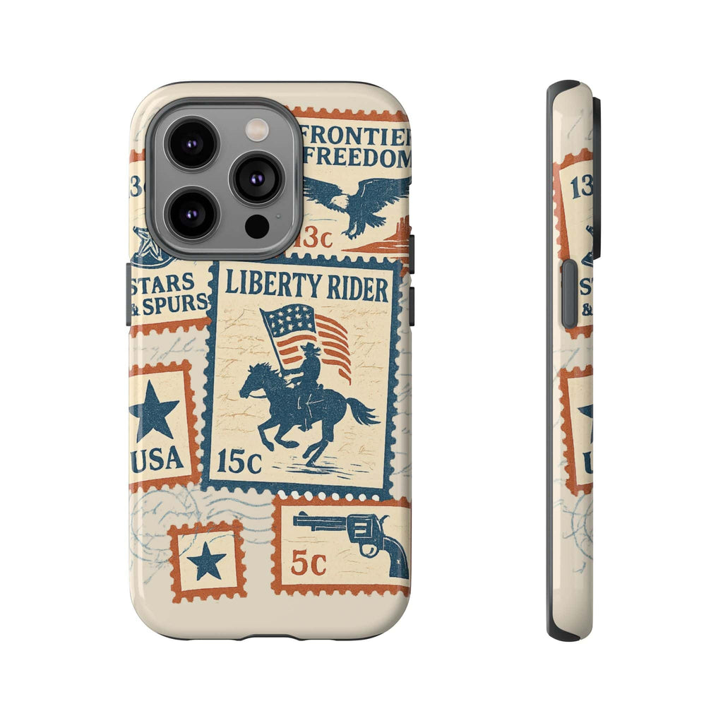 Liberty Rider Vintage Western Patriotic Phone Case