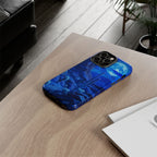 Blue Desert Moon Phone Case