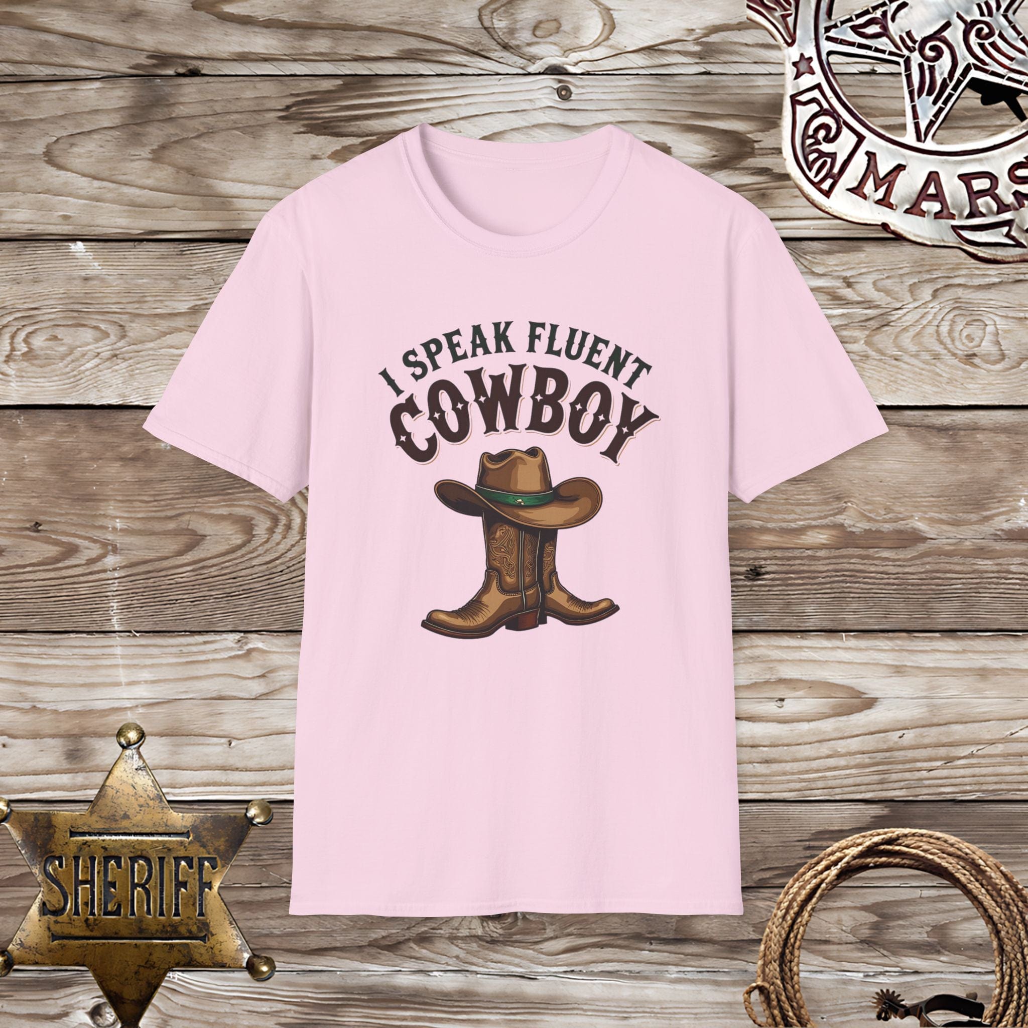 Speak Fluent Cowboy-T-Shirt