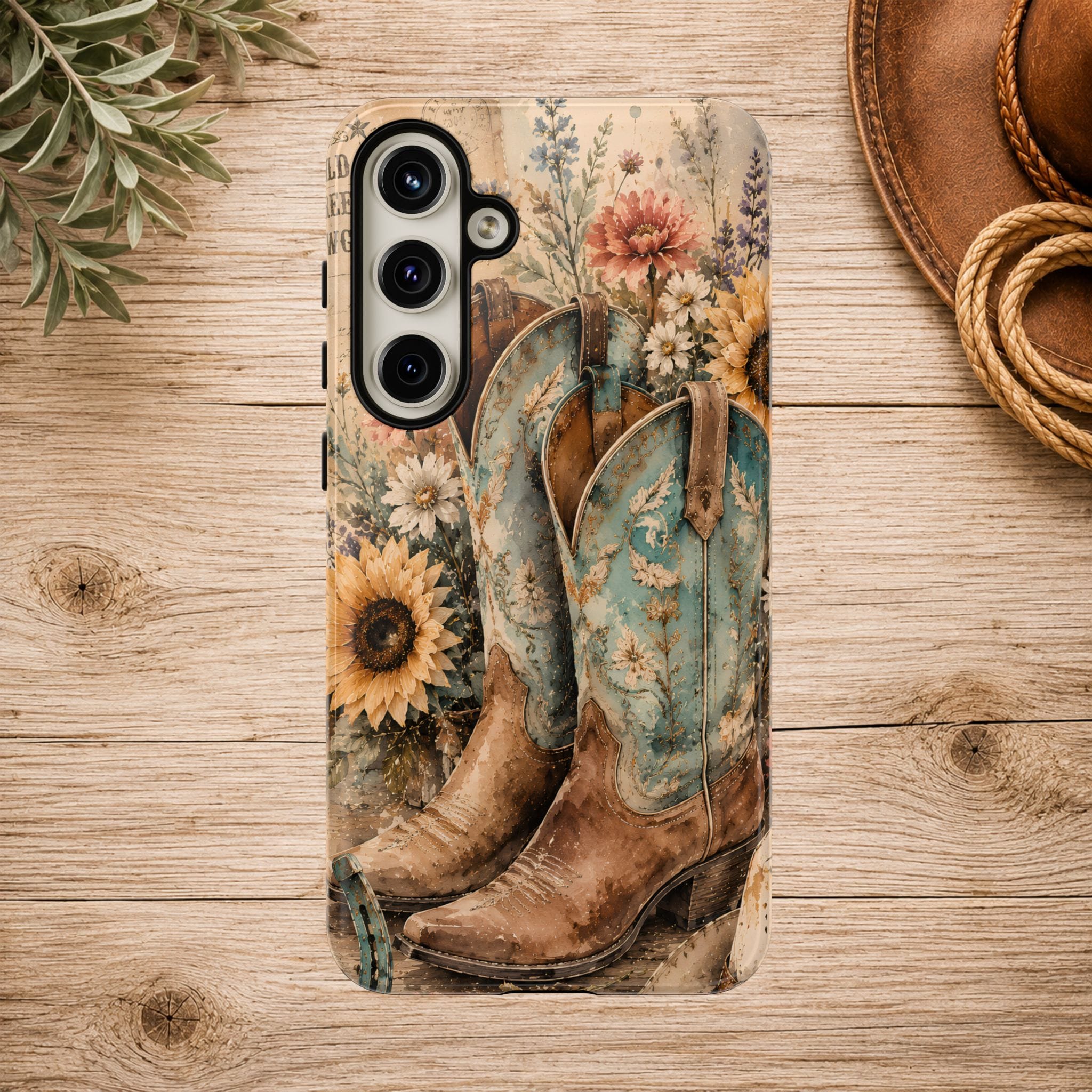 Rustique Sunflower Western iPhone Cover