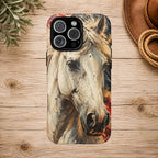 Patriotic White Horse Phone Case