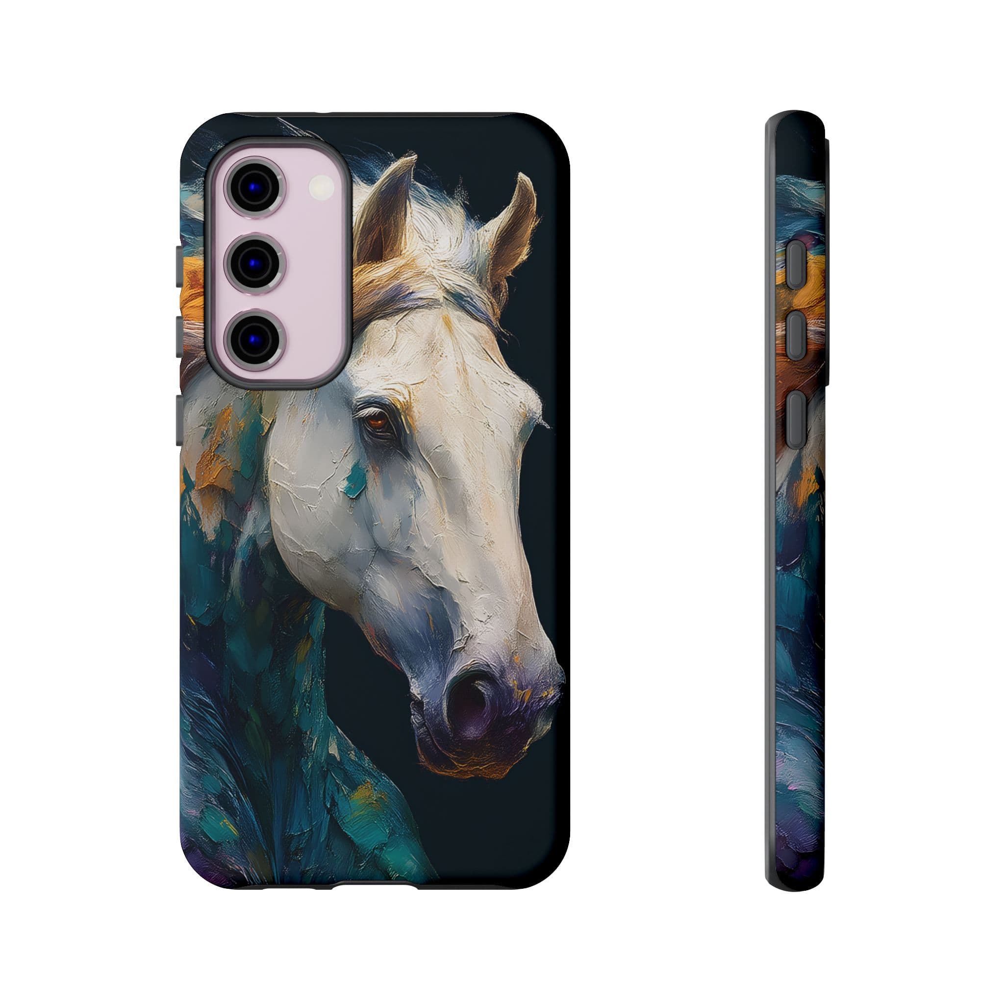 White Horse Art Phone Case