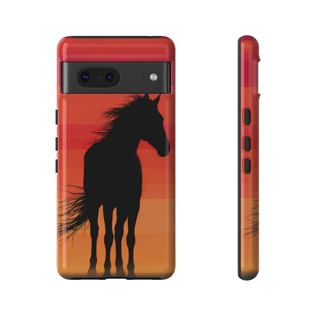 Sunset Spirit Horse Phone Case