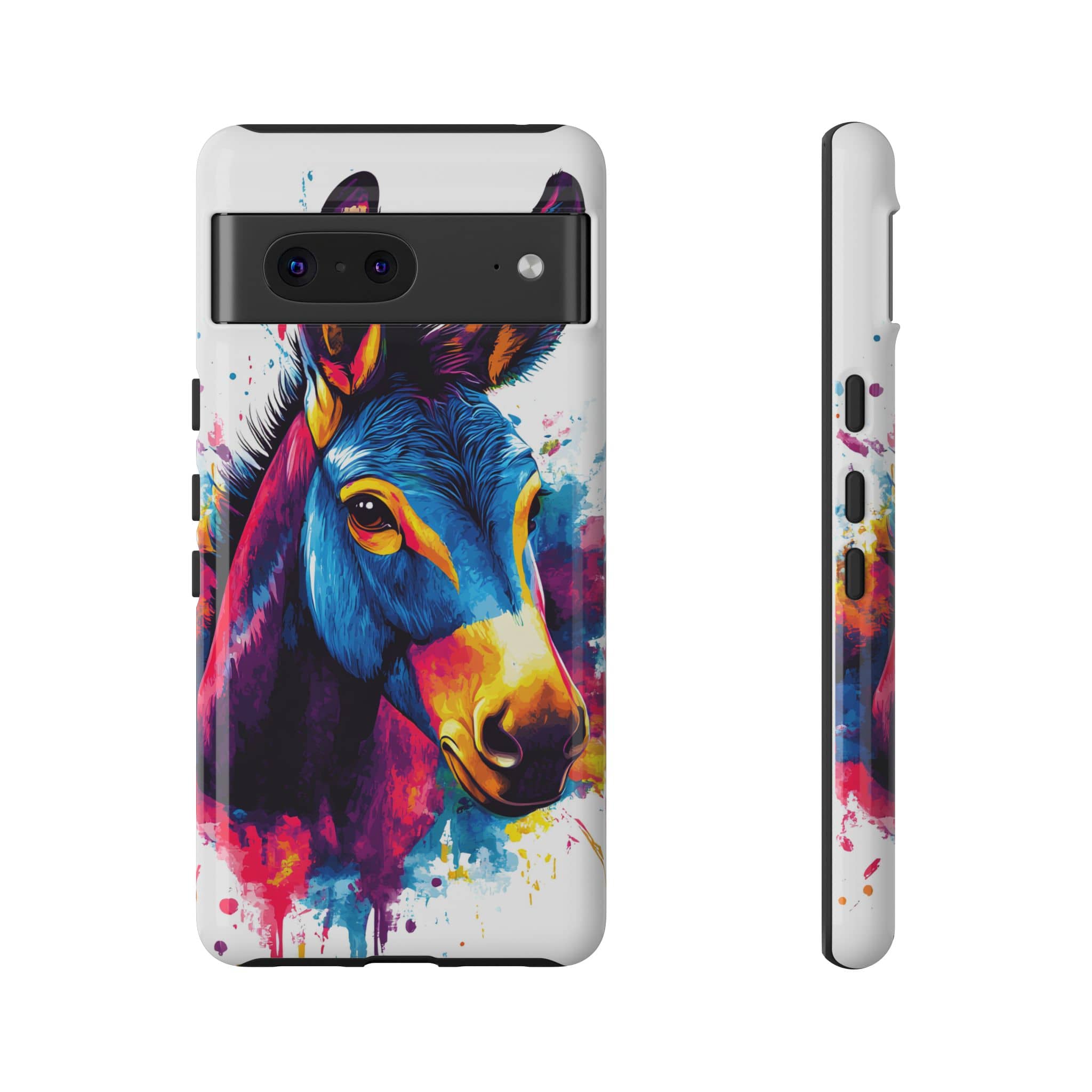 Color Splash Donkey Phone Case